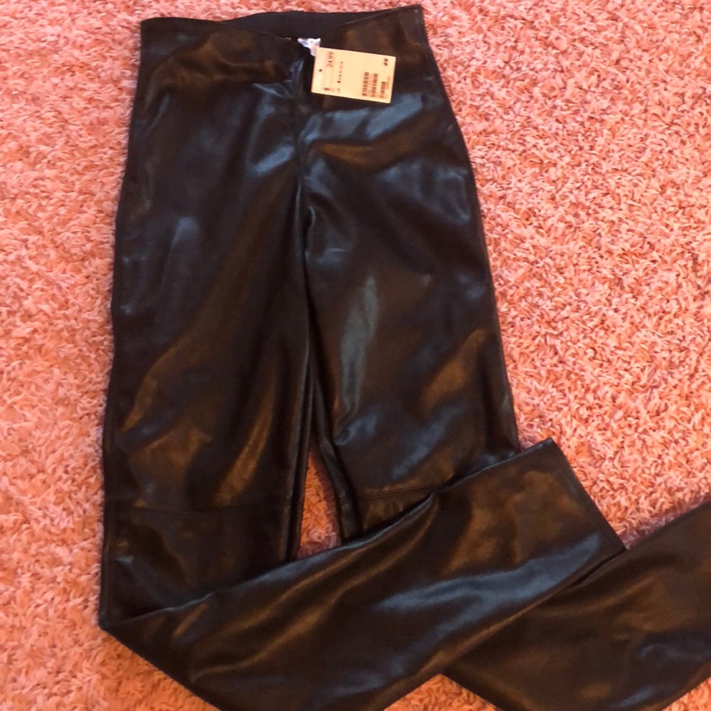 Black Leather Pants